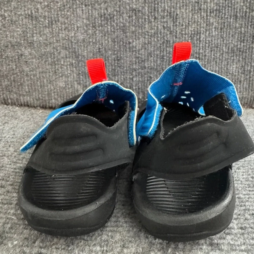 Nike Sunray Protect 2 Kids Sandals Blue Black Red 943826-400 Size 11C